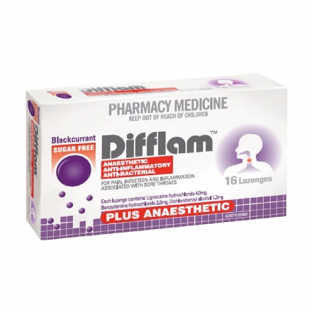 DIFFLAM Lozenges Plus Anaesthetic - nStar Pharmacy