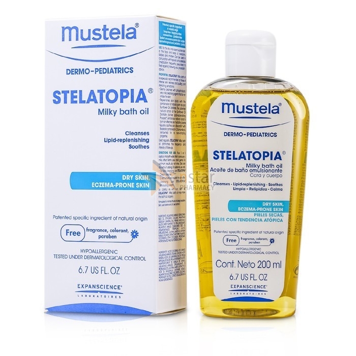 mustela bath oil