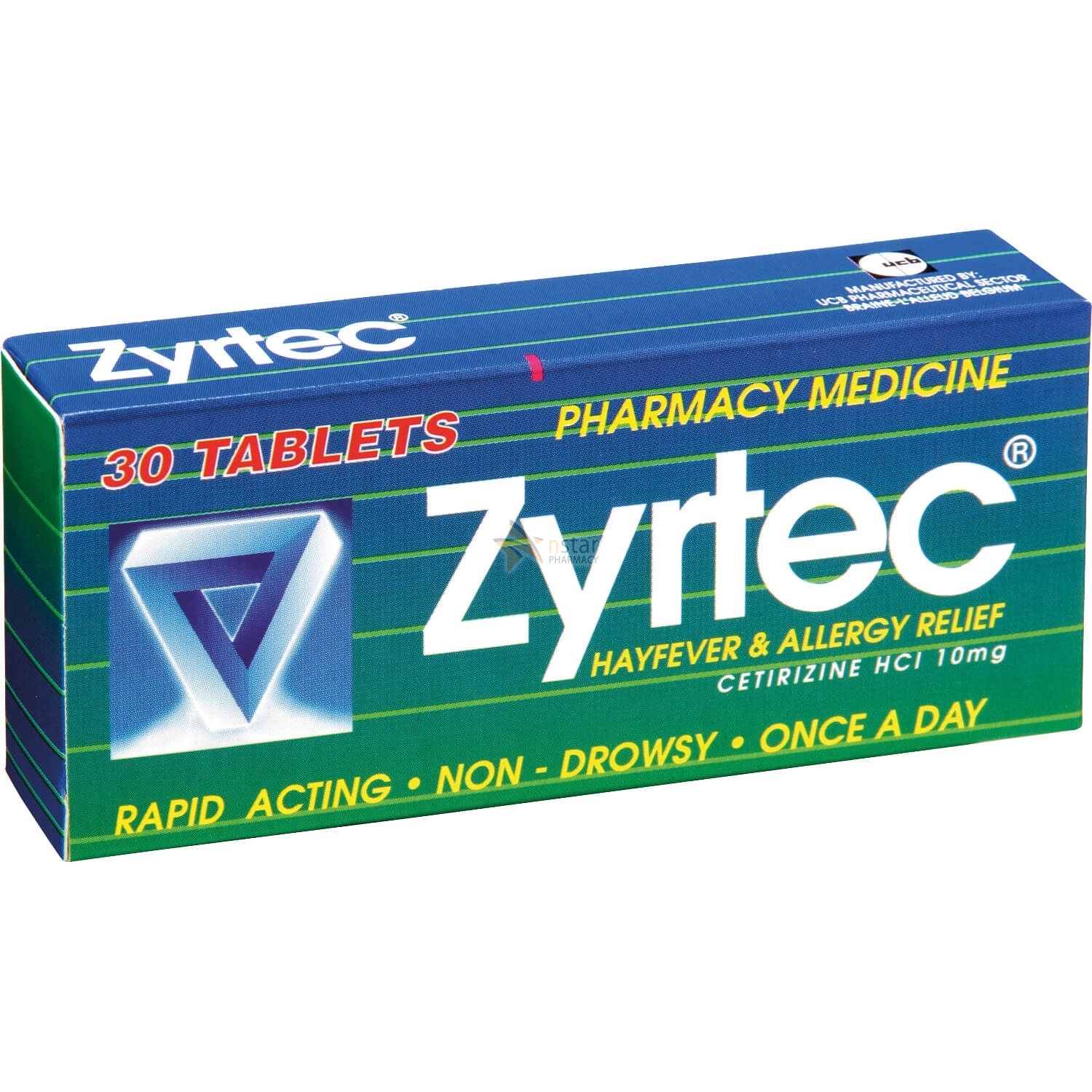 药房专售 Zyrtec 10毫克抗过敏片剂 Nstar Pharmacy 领先的新西兰nstar 药房
