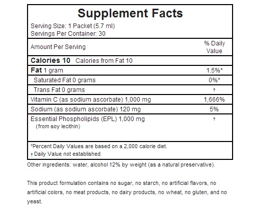 LivOn Lypo-Spheric Vitamin C 1,000mg